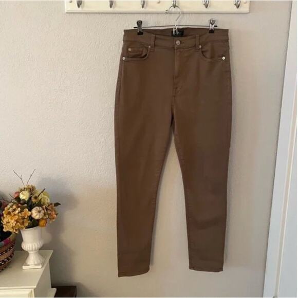 7 for All Mankind High Rise Ankle Skinny Jeans - Picture 2 of 9